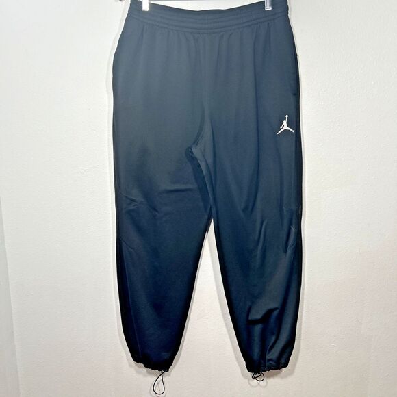 Air Jordan Track Pants Men XXL Black Fleece Therma Fit  Logo Training Basketball - Picture 1 of 9